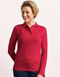 Women´s Heavy Polo Long Sleeve