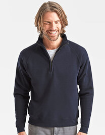 Premium Zip Neck Raglan Sweat