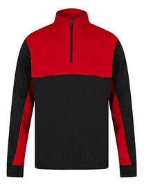 Adults 1/4 Zip Tracksuit Top (Hover)