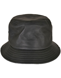 Imitation Leather Bucket Hat