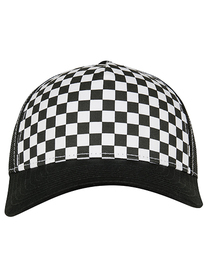 Checkerboard Retro Trucker (Hover)