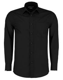 Men´s Tailored Fit Poplin Shirt Long Sleeve (Hover)