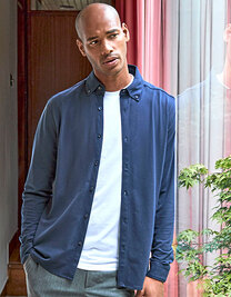 Tailored Fit Superwash® 60º Pique Shirt Long Sleeve