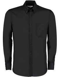 Men`s Slim Fit Workwear Oxford Shirt Long Sleeve (Hover)