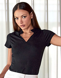 Women`s Regular Fit Mandarin Collar Top