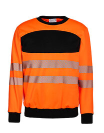 EOS Hi-Vis Workwear Sweatshirt With Printing Area (Hover)