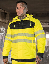 EOS Hi-Vis Workwear Parka With Printing Area