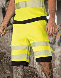 EOS Hi-Vis Workwear Shorts With Printing Areas