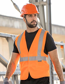 Hi-Vis Safety Vest With 3 Reflective Stripes Bremen