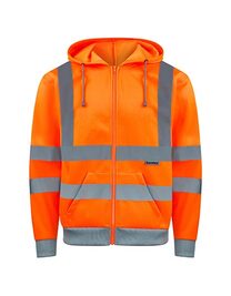 Hi-Vis Workwear Hooded Sweat-Jacket Galway (Hover)