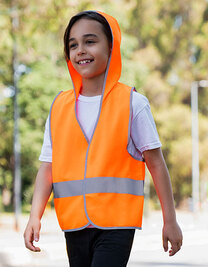 Kids´ Hooded Hi-Vis Safety Vest Odense