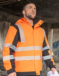 Premium Printable Hi-Vis Softshell Safety Jacket Copenhagen