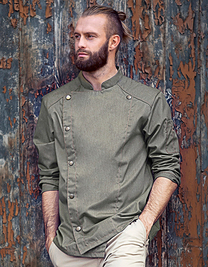 Kochjacke Jeans-Style