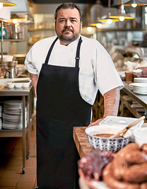 Übergrößen Latzschürze Basic mit Schnalle und Tasche