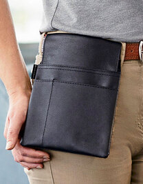 Kassierhalfter mit Gürteldurchzug