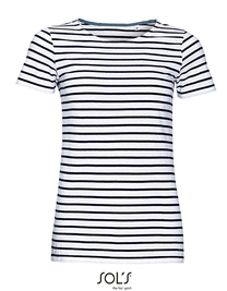 Women´s Round Neck Striped T-Shirt Miles (Hover)