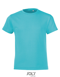 Kids´ Round Collar T-Shirt Regent Fit (Hover)