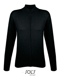 Women´s Zipped Knitted Cardigan Gordon (Hover)