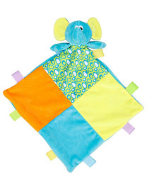 Baby Multi Coloured Comforter With Rattle