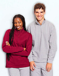 Unisex Quarter Zip Sweatshirt