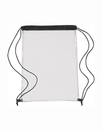 Transparent PVC Drawstring Backpack (Hover)