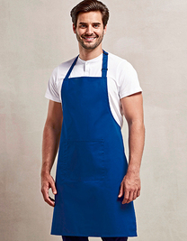 Colours Collection Bib Apron With Pocket