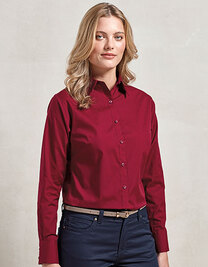 Women´s Poplin Long Sleeve Blouse