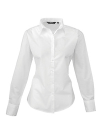 Women´s Poplin Long Sleeve Blouse (Hover)