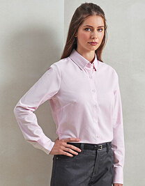 Women´s Cotton Rich Oxford Stripes Shirt