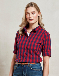 Women´s Mulligan Check Cotton Long Sleeve Shirt