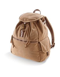 Vintage Canvas Backpack (Hover)