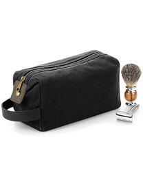 Heritage Waxed Canvas Wash Bag (Hover)