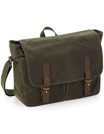 Heritage Waxed Canvas Messenger (Hover)