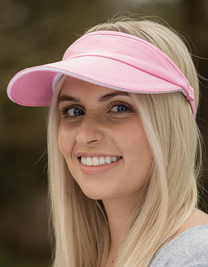 Herringbone Sun Visor With Sandwich Peak