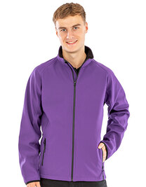 Men's Printable Softshell Jacket with Recycled Fleece Inner
