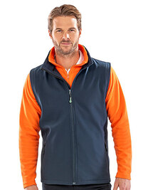Men's Printable Softshell Bodywarmer with Recycled Fleece Inner