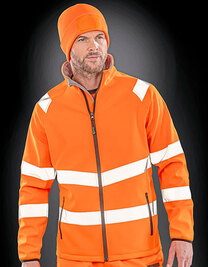 Recycled Printable Safety Softshell Jacket
