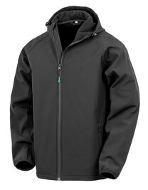 Men´s Recycled 3-Layer Printable Hooded Softshell Jacket (Hover)