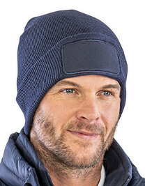 Recycled Double Knit Printers Beanie