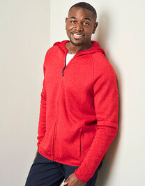 Lux Hooded Knitfleece Jacket