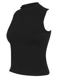 Women´s High Neck Crop Vest (Hover)