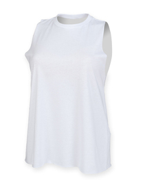 Women´s High Neck Slash Armhole Vest (Hover)