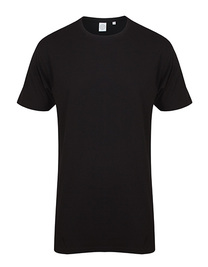 Men´s Longline T-Shirt With Dipped Hem (Hover)