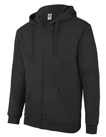 Zip Through Hooded Sweat Jacket (Hover)
