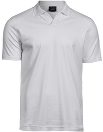 Luxury Stretch V-Neck Polo (Hover)