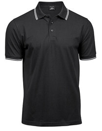 Men´s Luxury Stripe Stretch Polo (Hover)