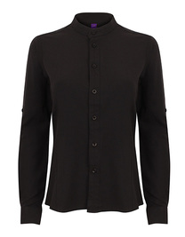 Ladies´ Mandarin Shirt Roll Tab Sleeve (Hover)