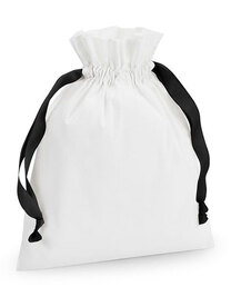 Cotton Gift Bag with Ribbon Drawstring (Hover)