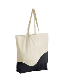 Organic Cotton Wave Print Maxi Bag (Hover)