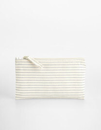 Striped Organic Cotton Accessory Pouch (Hover)
